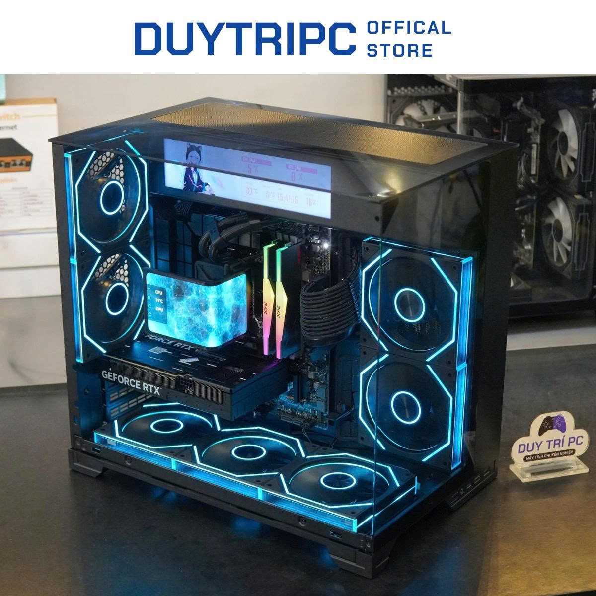 PC Gaming ASUS TUF B760 Plus | Intel Core i5-14400F | RAM 32GB DDR5 | RTX 3060 12GB | SSD 512GB M.2 | PSU 750W | Vỏ Lian Li O11 Vision M